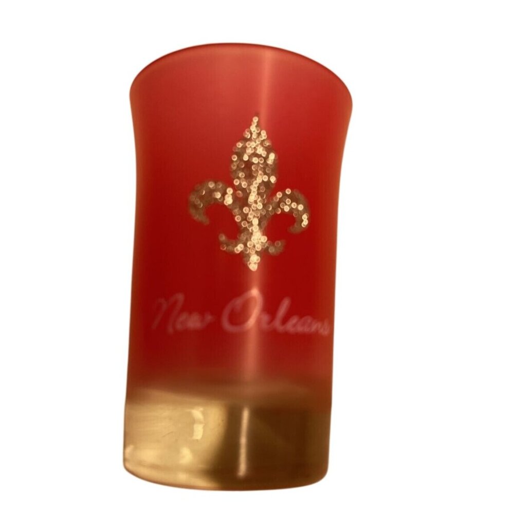 New Orleans Saints Hot‎ Pink Shot Glass Pre-owned